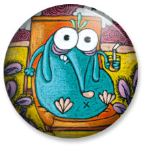 Badge 59 mm - Bidule