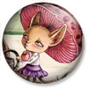 Badge 25 mm - Champignon