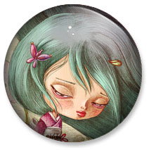 Badge 25 mm - Geisha