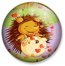 Badge 59 mm - H&eacute;risson