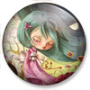 Badge 59 mm - Kokeshi