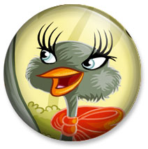 Badge 25 mm - La comm&egrave;re