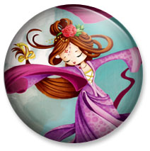 Badge 59 mm - La danse