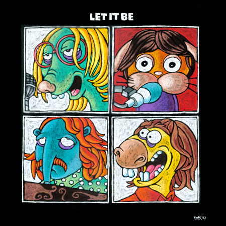 Let it be - 500 x 500 mm