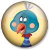 Badge 25 mm - Poulet