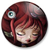 Badge 59 mm - Robot